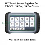 Touch Screen Digitizer Replacement for XTOOL H6 Pro Master H6D